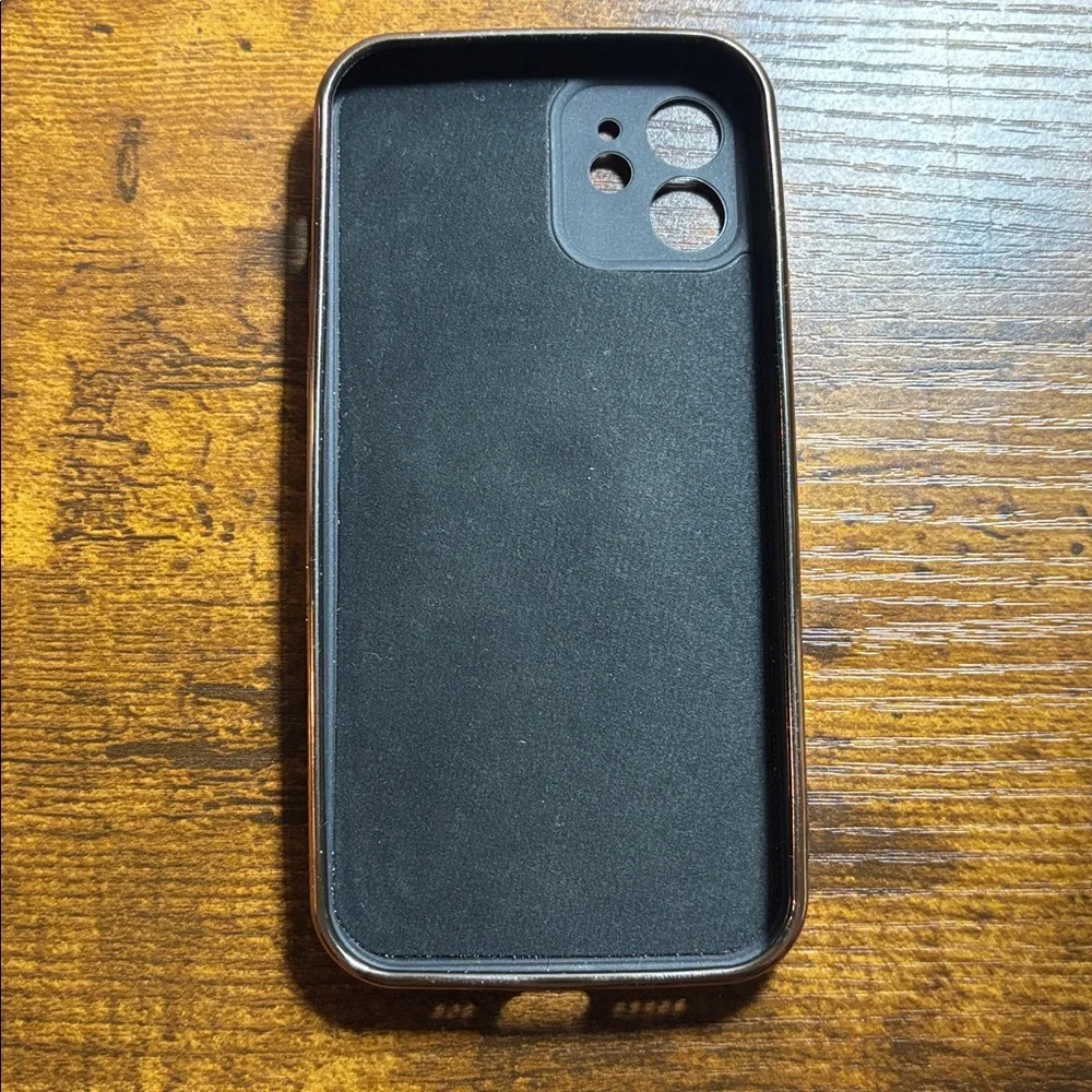 Black iPhone 12 Case with Ring Holder